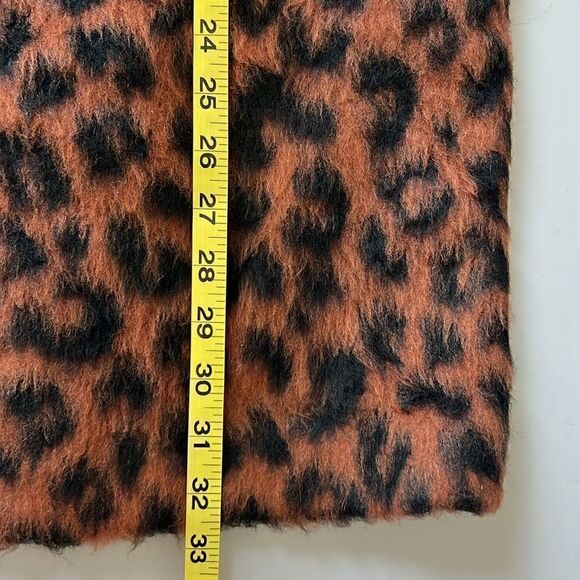 NWT MARINE LAYER Stephanie Cocoon Coat in Cheetah Size M - Picture 10 of 12